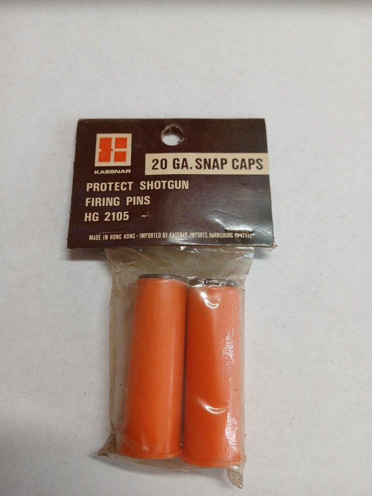 Kassnar 20g Snap Caps for Shotgun Firing Pin Protection HG 2105 New in Package