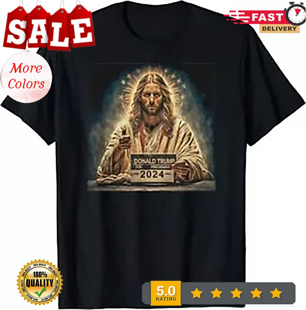 Christian Jesus Trump 2024 🇺🇸 Election T-Shirt