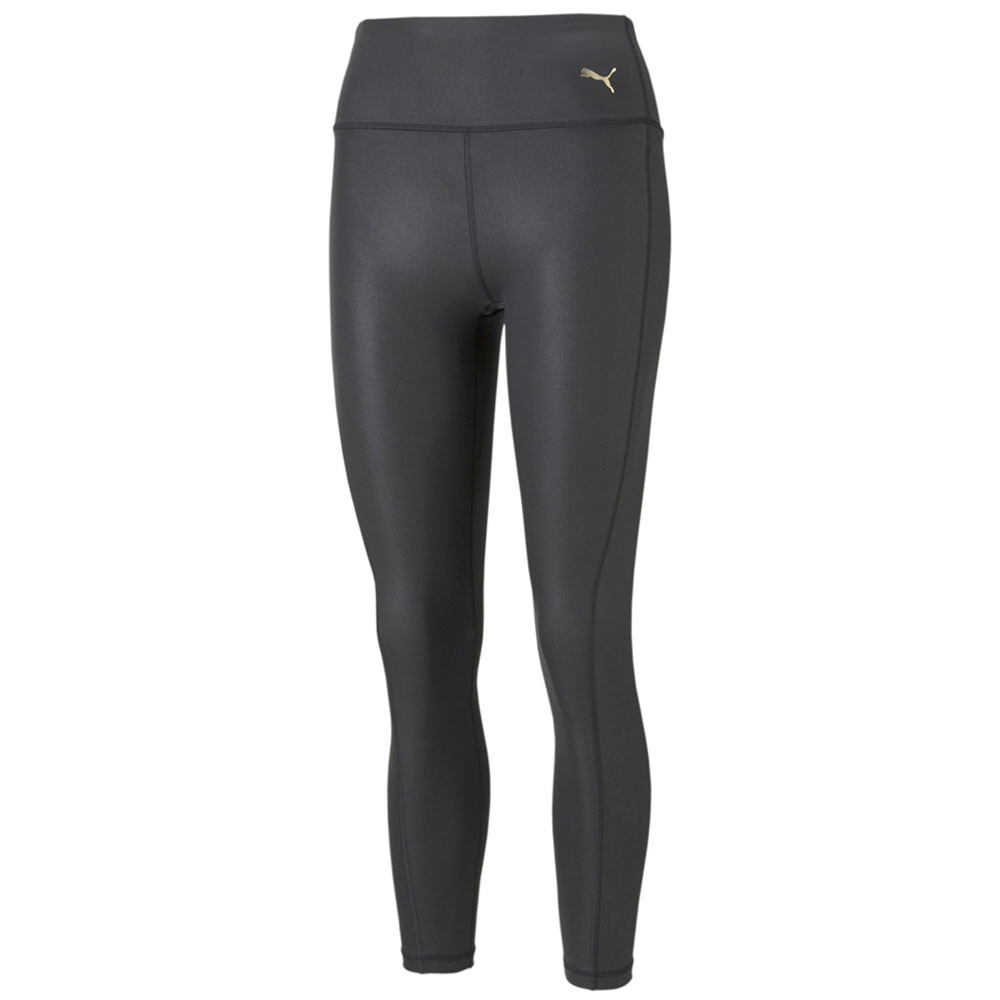 Puma Moto High Waist 78 Athletic Leggings Womens Black Athletic Casual 521451-01