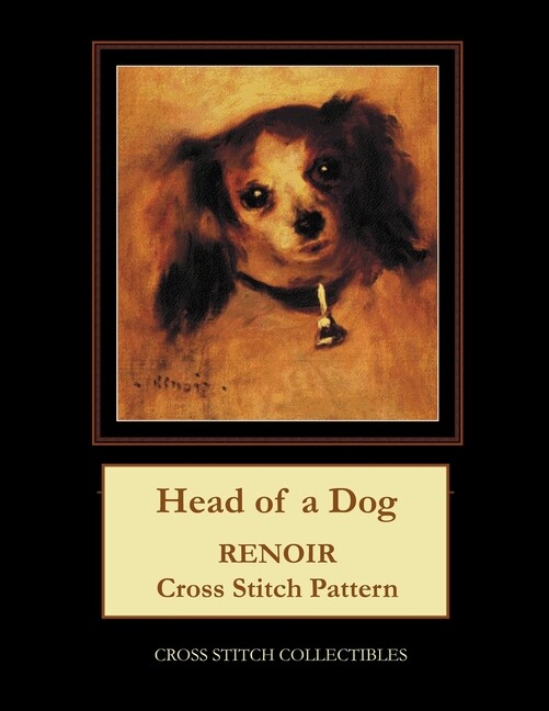 Head Of A Dog: Renoir Cross Stitch Pattern