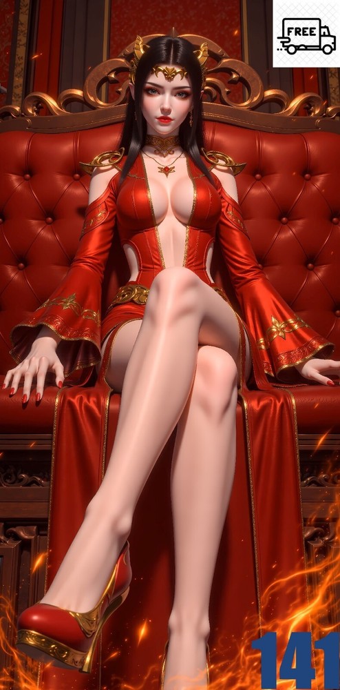 AI Art Digital Background Desktop Image China Girl by Hasera_40 D5-image