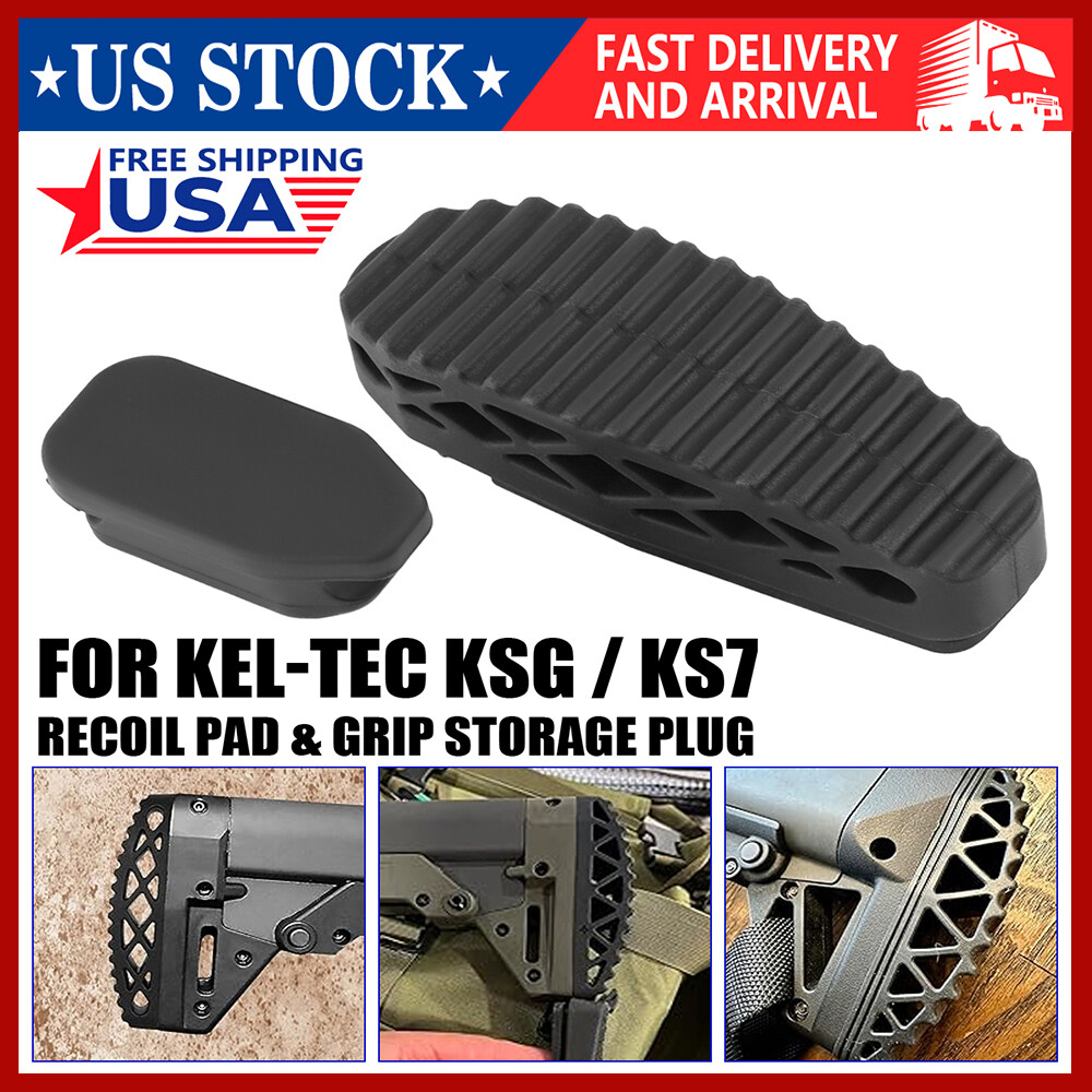 2 in1 Recoil Pad And Grip Storage Plug Custom Designed For Kel-Tec KSG / KS7 A++