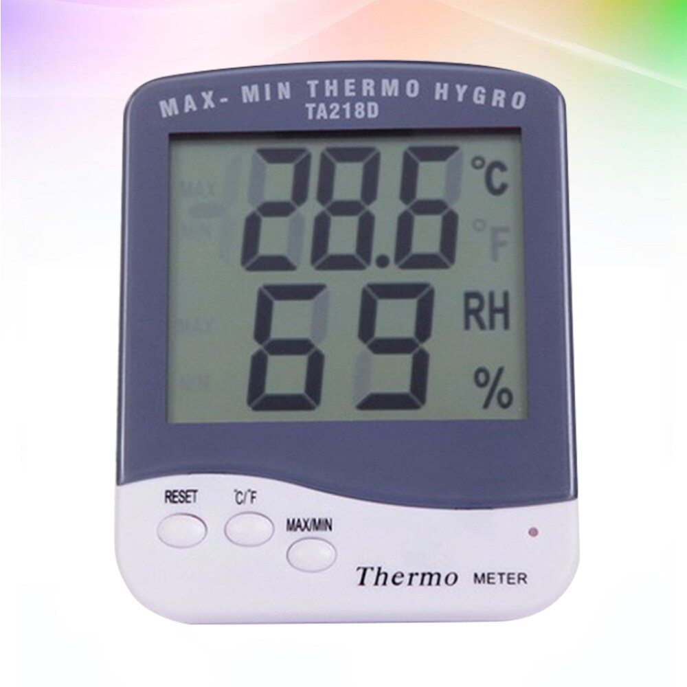 Thermometer Indoor Temperature and Humidity Gauge LCD Display