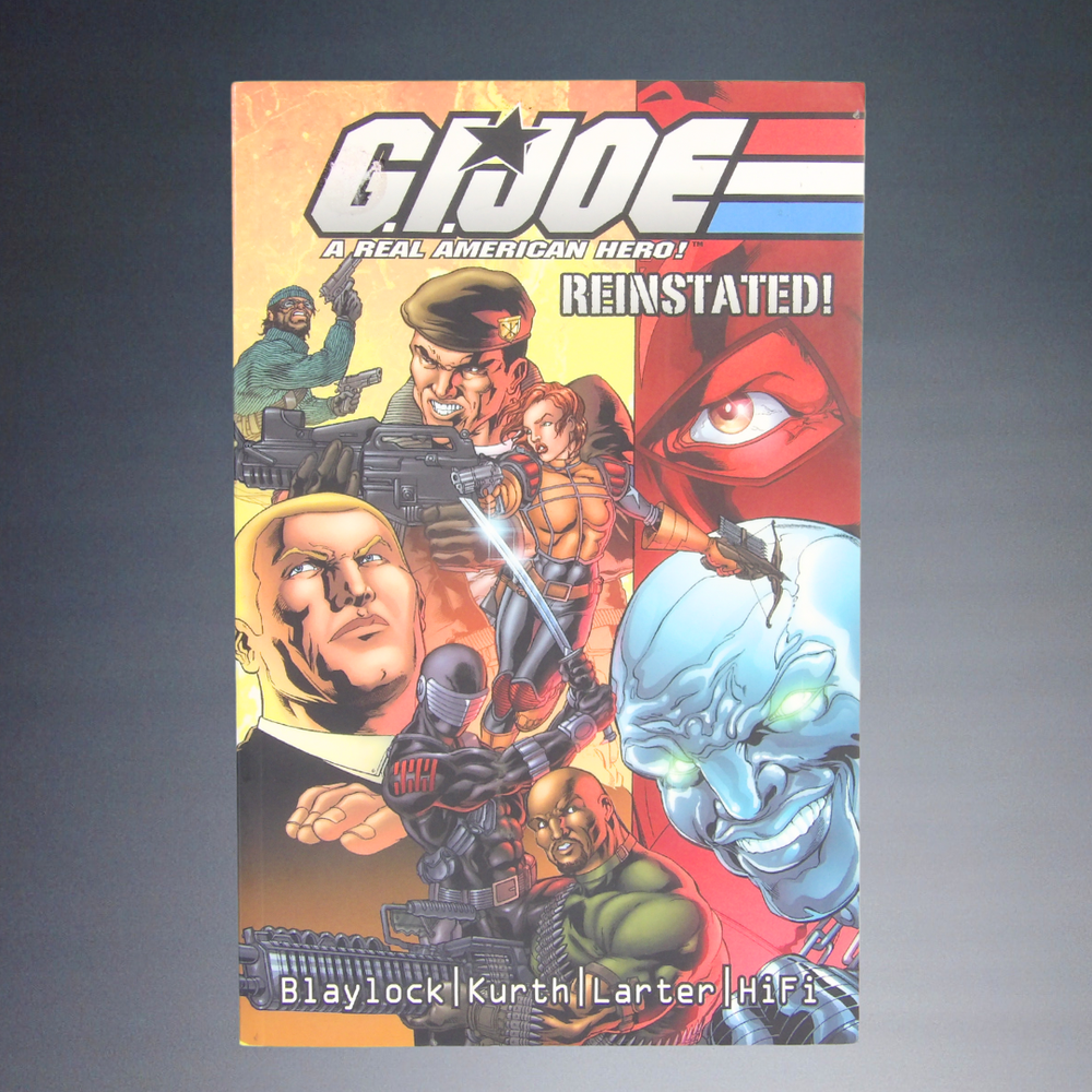 2002 HASBRO GI JOE A REAL AMERICAN HERO! REINSTATED BLAYLOCK GRAPHIC NOVEL COMIC