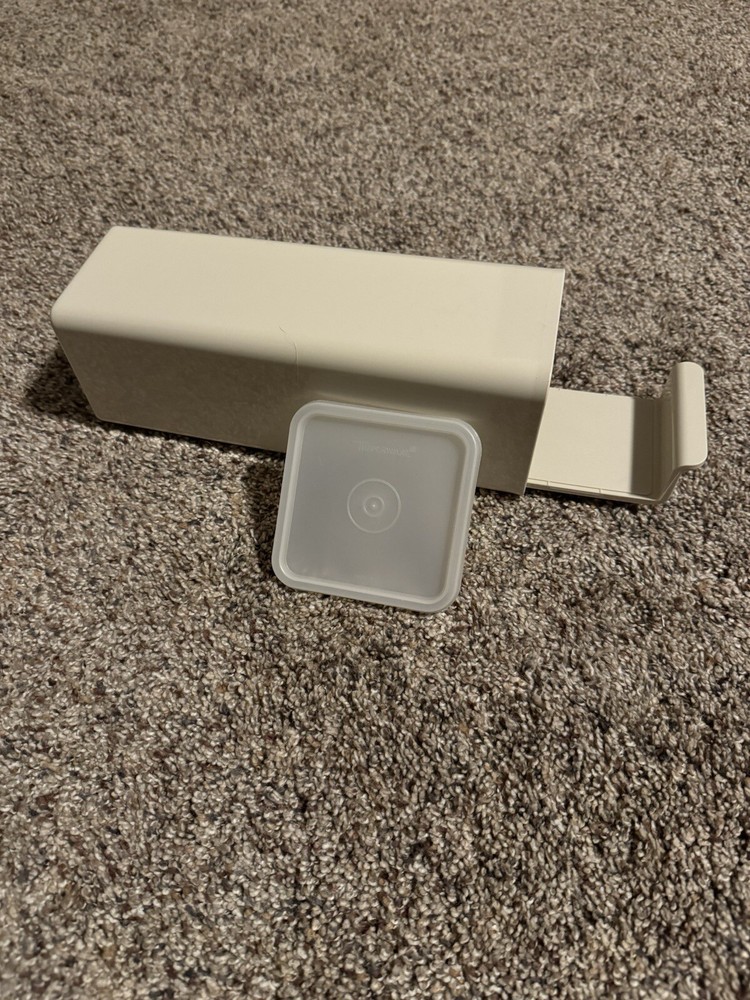 Tupperware Velveeta Block Cheese Keeper Container Holder USA 3 Pc Set Vintage