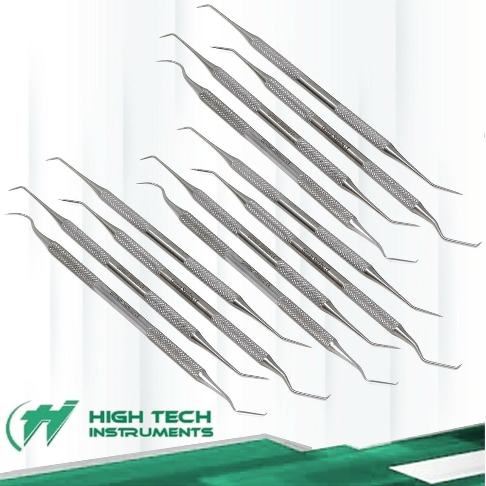 12 Pcs Dental Hygiene Tooth Pick Pic Probe Set Kit Tools