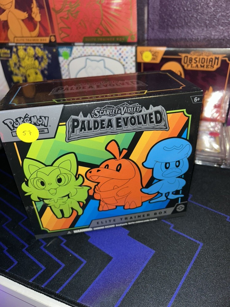 Pokemon TCG Paldea Evolved Elite Trainer Box (ETB) | SV02 New Factory Sealed