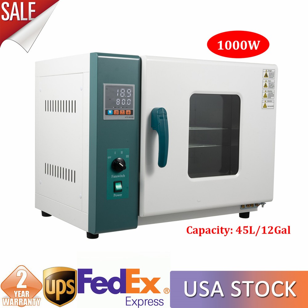 110V 1000W Digital Forced Air Convection Industrial Lab Drying Oven