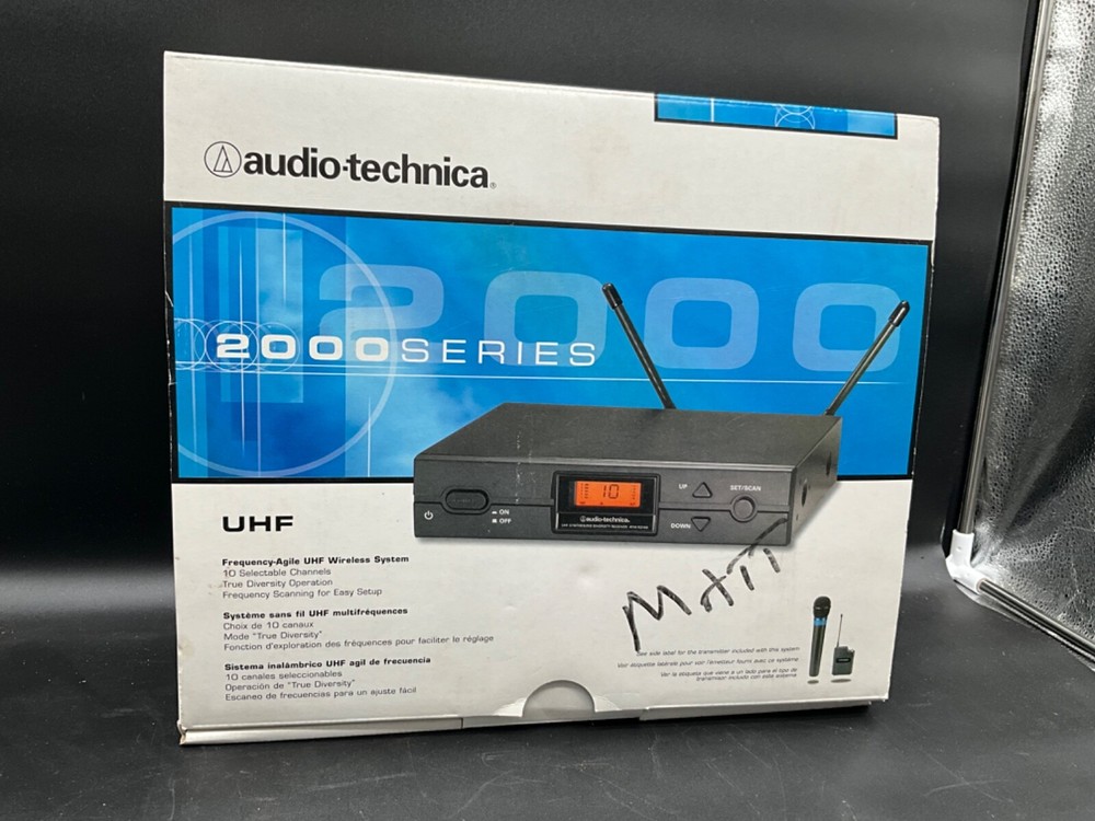 Audio-Technica ATW-2120 2000 Series UHF Wireless Handheld Microphone System