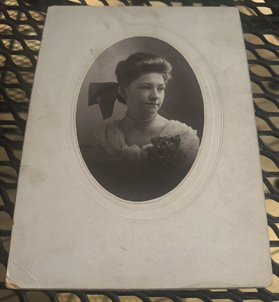 Antique 1900s  Group Photo 100 MEN Large 12 x 14