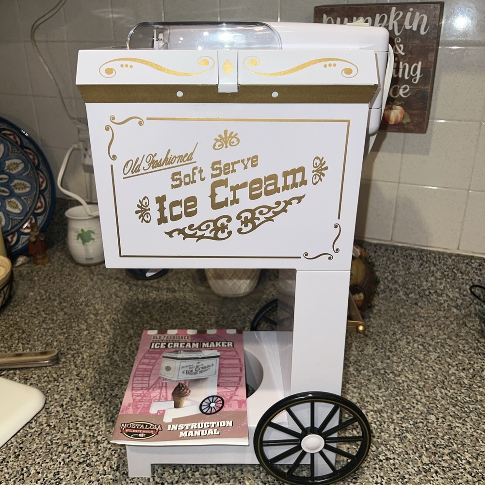 Nostalgia Old Fashioned Soft Serve Ice Cream Maker