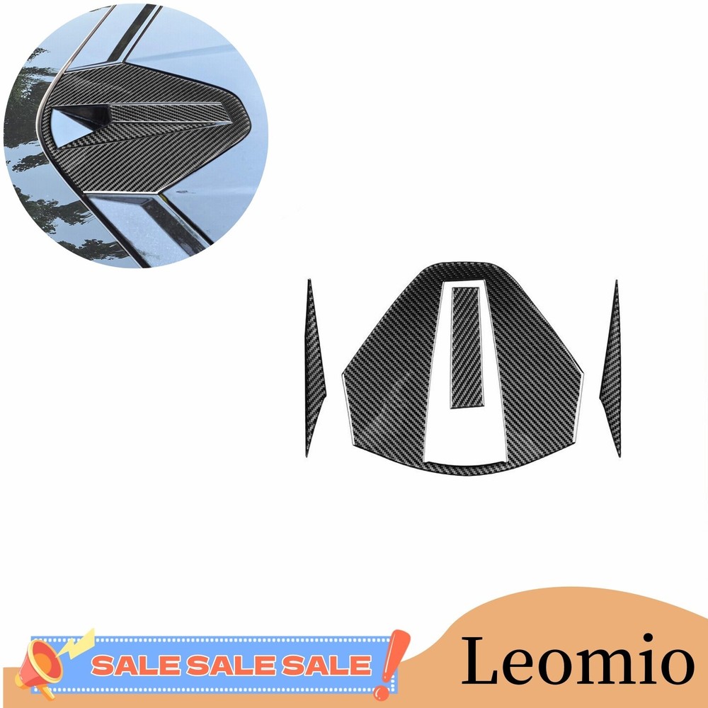 Carbon Fiber For Corvette C8 2020-2024 Vinyl Car Exterior Rear Roof Camera Trim