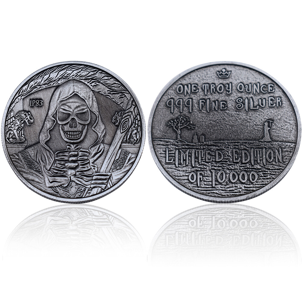 Halloween  Plated Metal Coin Challenge Coin Business Gift Holiday Gift