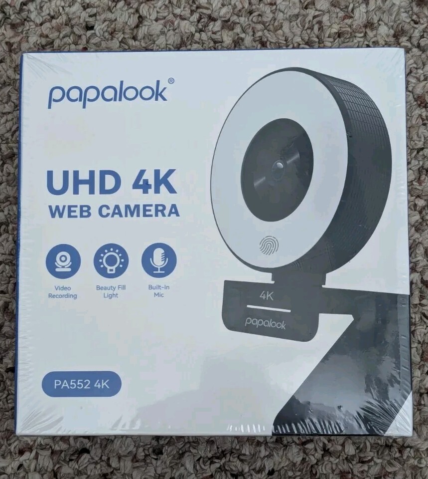 Papalook PA552 UHD 4k Live Streaming Webcam  - NEW-image