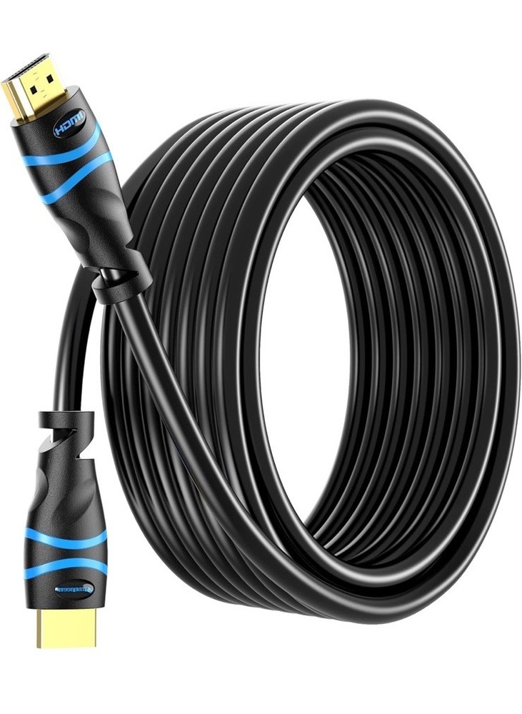 BlueRigger 4K HDMI Cable 50FT 4K 30Hz, HDR10, in-Wall CL3 Rated, High Speed