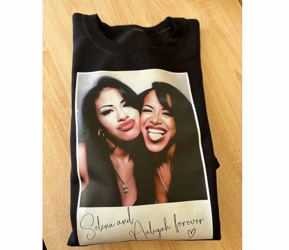 Selena & Aaliyah Forever Photo Booth Shirt, Fan Gift