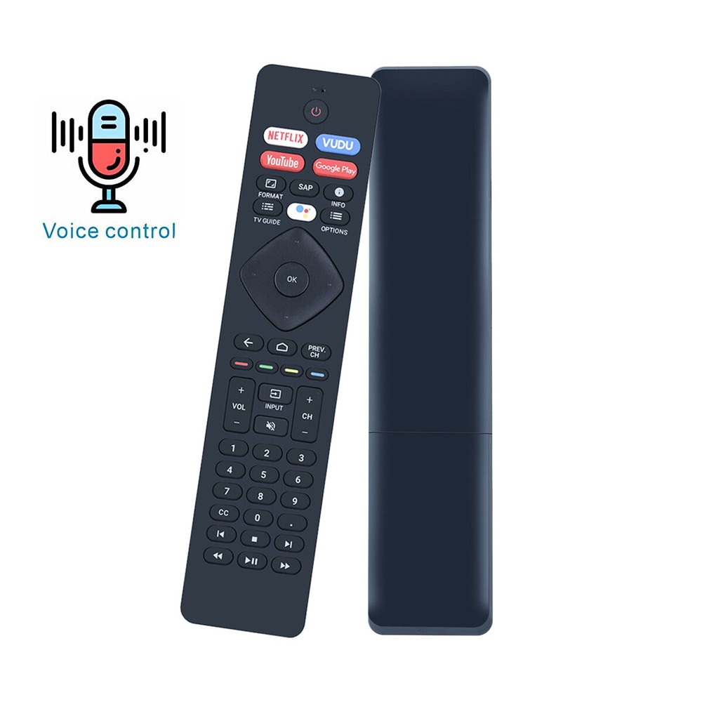 Voice Remote Control For Philips 32PFL5505/F7 43PFL5604 75PFL5704 65PFL5704 TV-image
