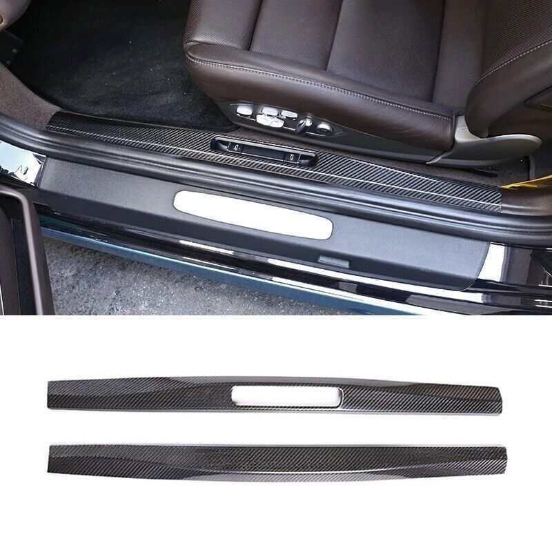 Carbon Fiber Door Sill Protector for Porsche 911 718 2012-2020 Models