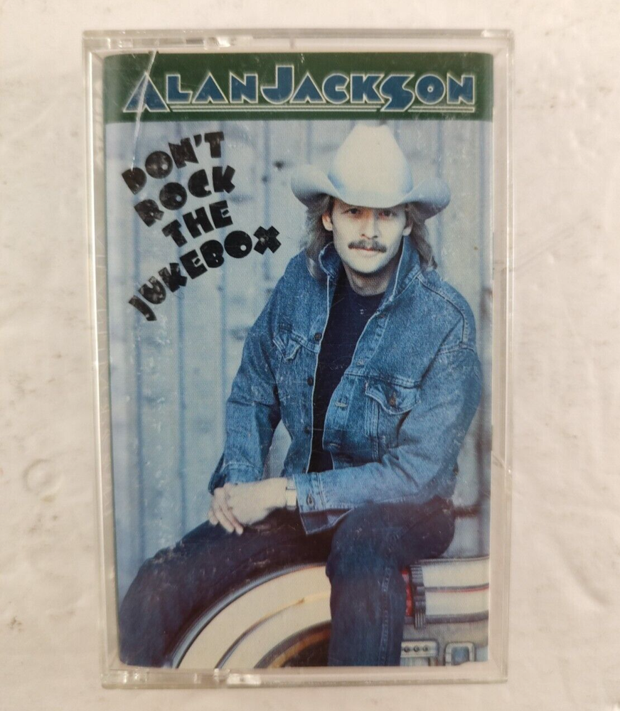Alan Jackson Don't Rock the Jukebox 1991 Cassette Tape Vintage Country Music Free Shipping
