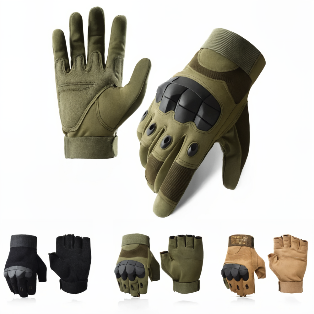 Tactical Full Finger Gloves Army Police Military Shooting Paintball Combat Work
