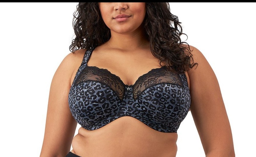 Elomi Morgan Stretch Lace Animal Print Full-Bust Contour Bra 38N