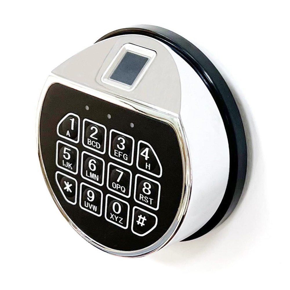 Biometric Fingerprint Gun Safe Lock Replacement with Digital Keypad for Box or Cabinet  -image