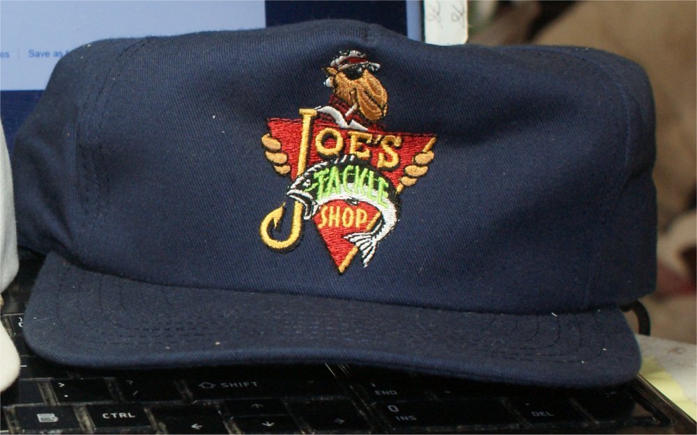 Vintage 1990s JOE CAMEL TACKLE SHOP Cigarette Tobacco Advertising Snapback Hat