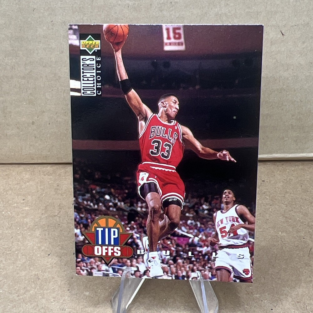 1994-95 Scottie Pippen #169 Upper Deck Collectors Choice Tip Offs Chicago Bulls Card