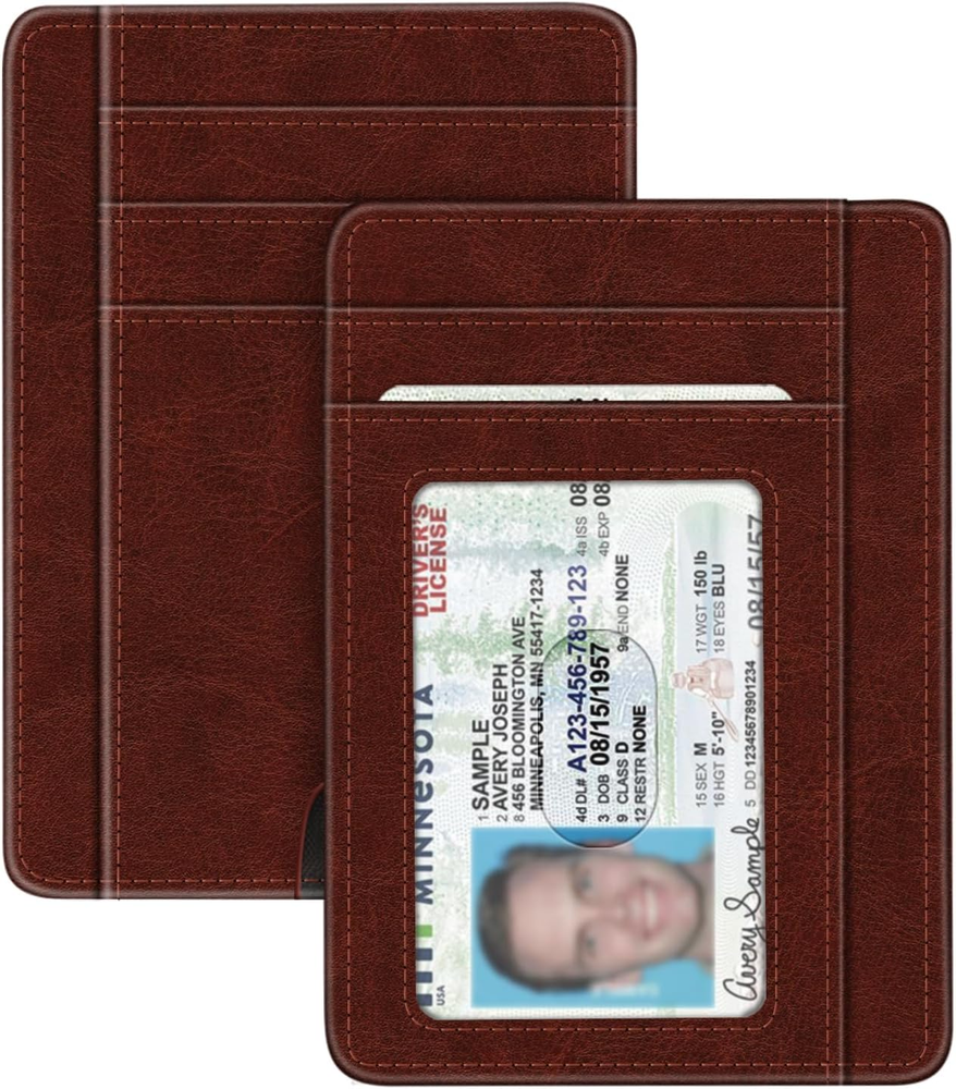 Fintie Slim Minimalist Front Pocket Wallet, RFID Blocking Credit Card Holder Car