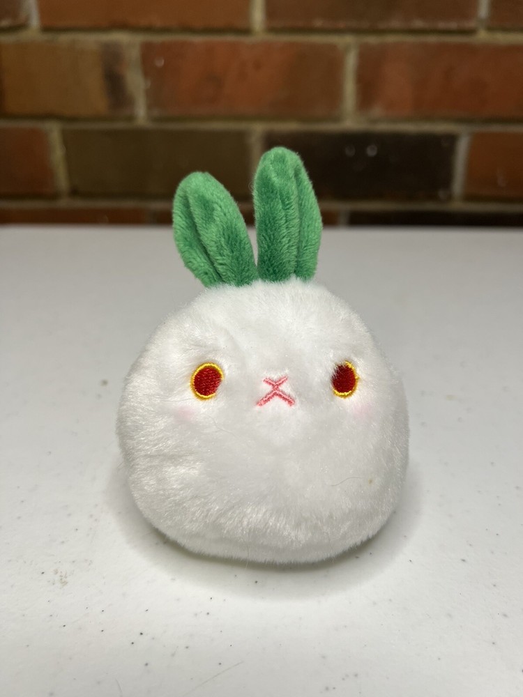 Sanei Rabi Dango Bunny White Mini Plush Beanbag Stuffed Animal Little Buddy