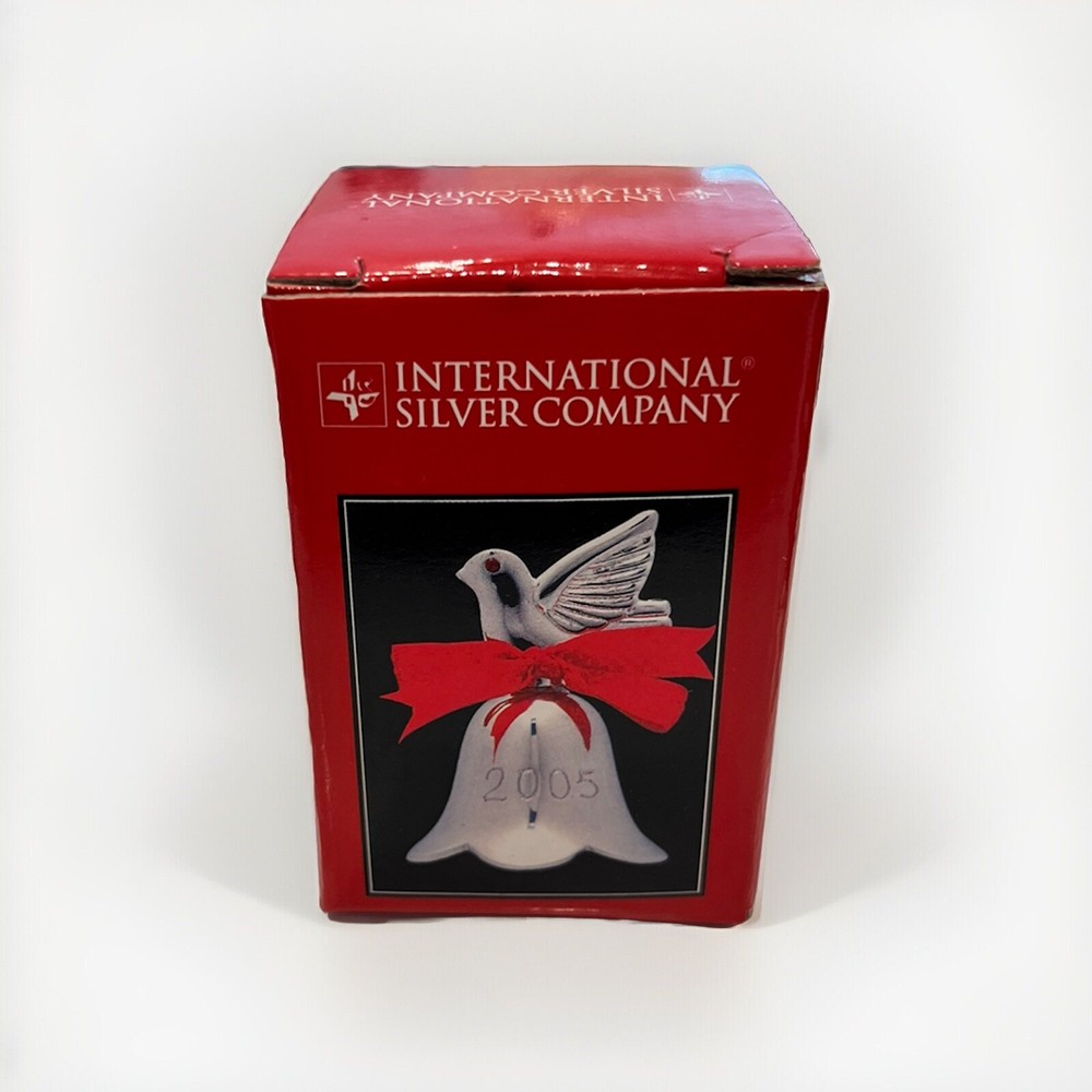 2005 Silverplated Dove Bell Collectible by International Silver Co
