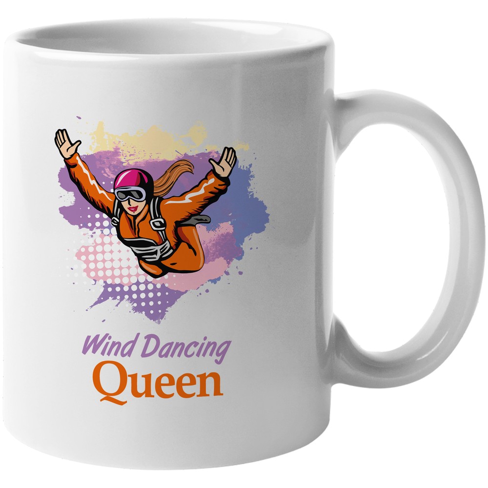 Wind Dancing Queen. Skydiving, Skydive or Skydiver Coffee & Tea Gift Mug