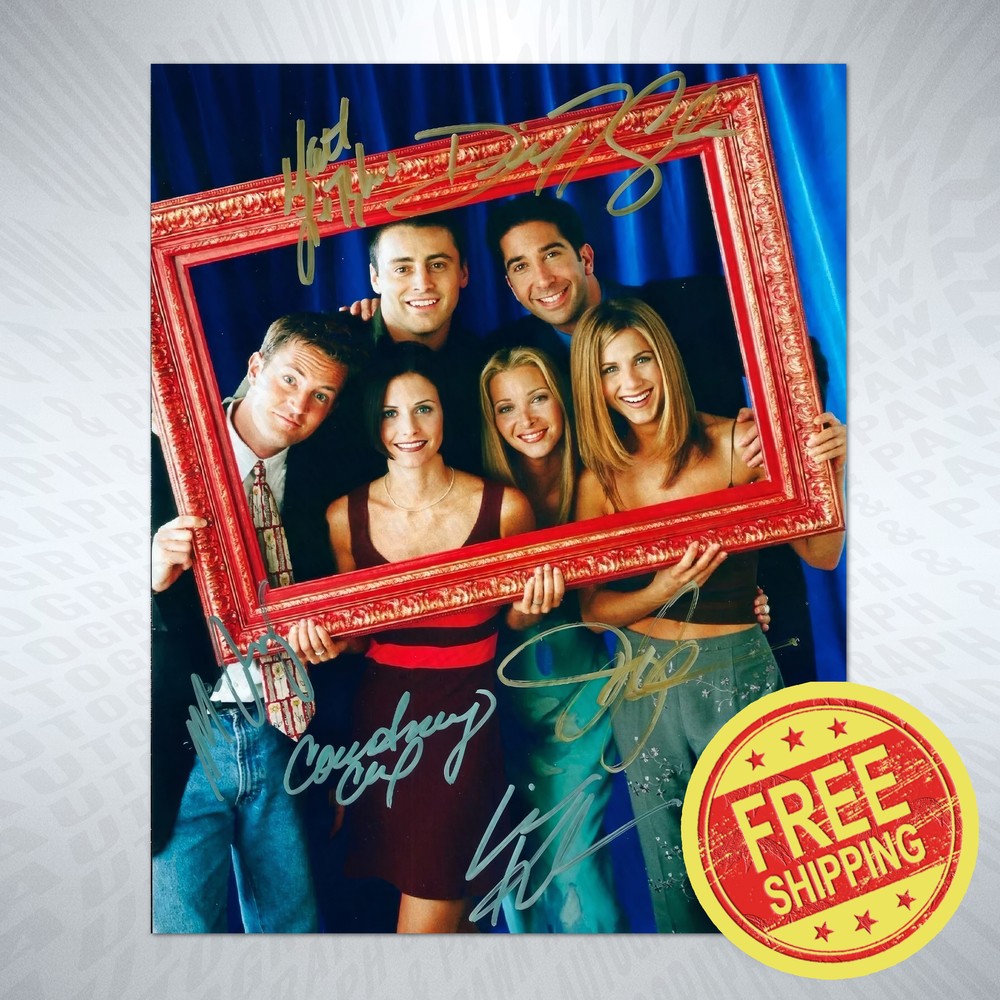 Friends Cast Autograph Reprint Signed 8x10 Photo Signature Poster BUY NOW-image