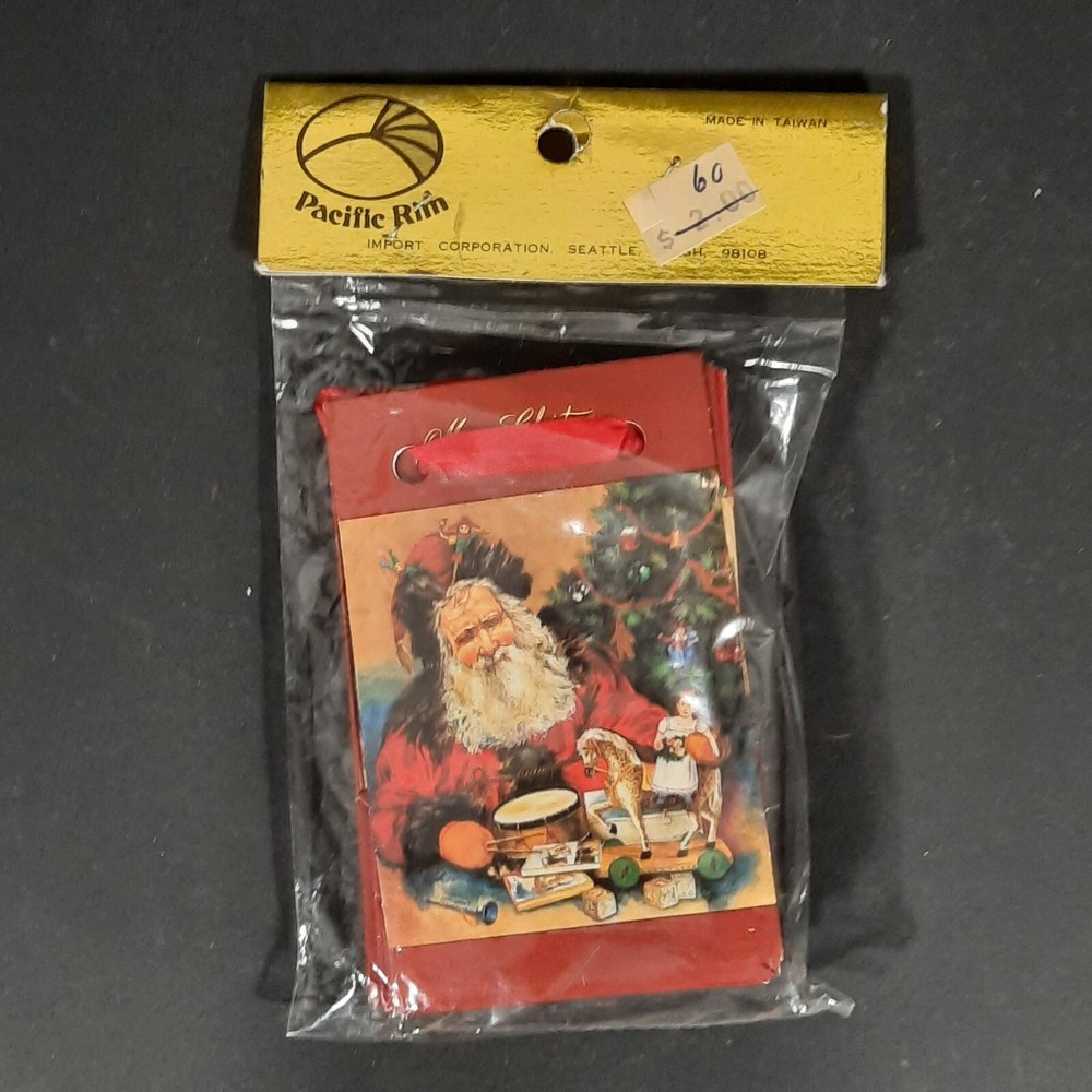 Pacific Rim Santa Claus Mini Holiday Gift Bags