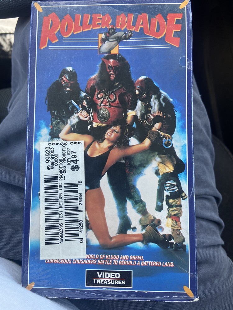 RARE 1986 Roller Blade Cult VHS Dystopian Skating 80s T&A Low Budget Bizarre