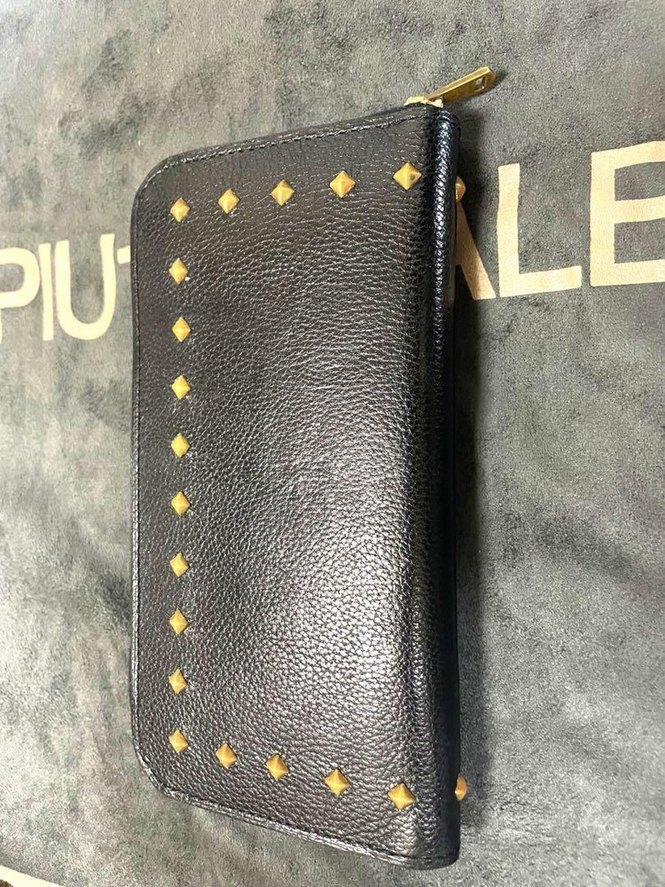 Wolf's Head Studded Leather Wallet by 1 Piu Uguale 3 Collaboration