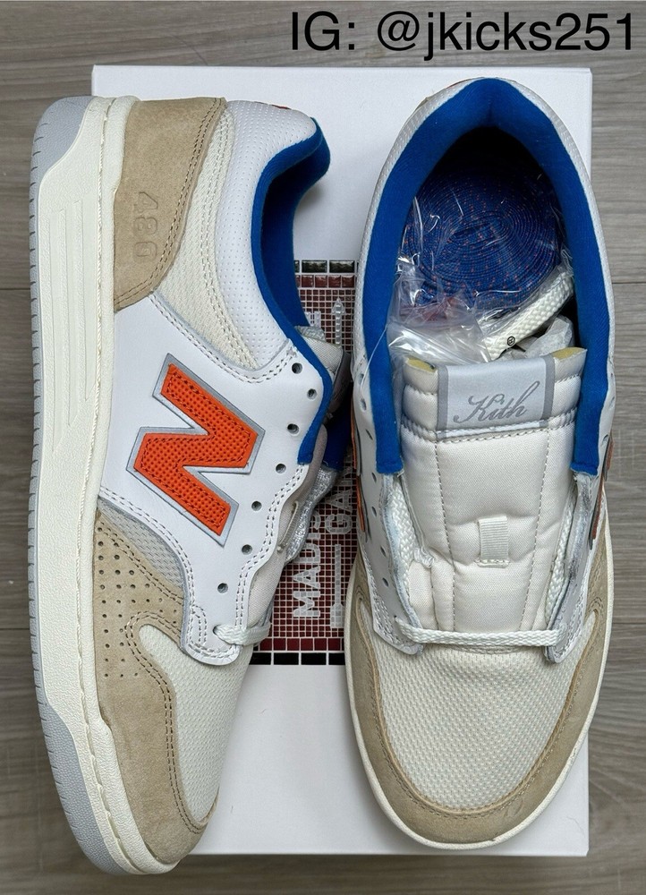 New Balance 480 “Kith Madison Square Garden Tan Orange” (Size 10.5M) | DS
