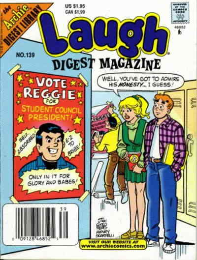 Laugh Digest Magazine #139 VF/NM; Archie | Vote For Reggie - we combine shipping