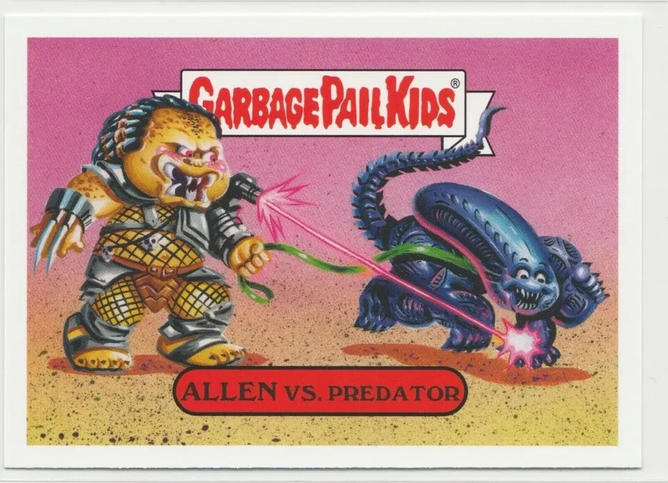 Allen vs. Predator #1a Garbage Pail Kids GPK 2019 Revenge of Oh the Horror-ible