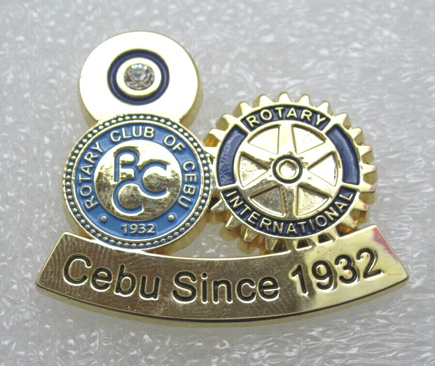 Rotary International Cebu Since 1932 Lapel Pin (B54)