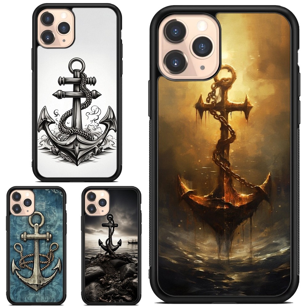 nautical anchor comic book For Apple iPhone Samsung Galaxy Motorola Plastic Case