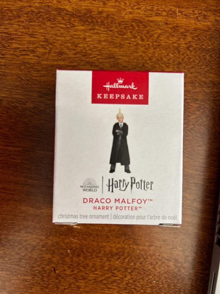 Hallmark Keepsake Ornament MINIATURE 2024 Harry Potter Draco Malfoy