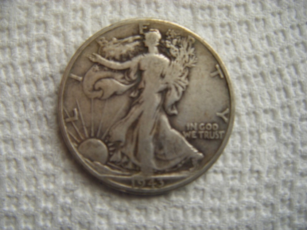 WALKING LIBERTY HALF DOLLAR 1943D