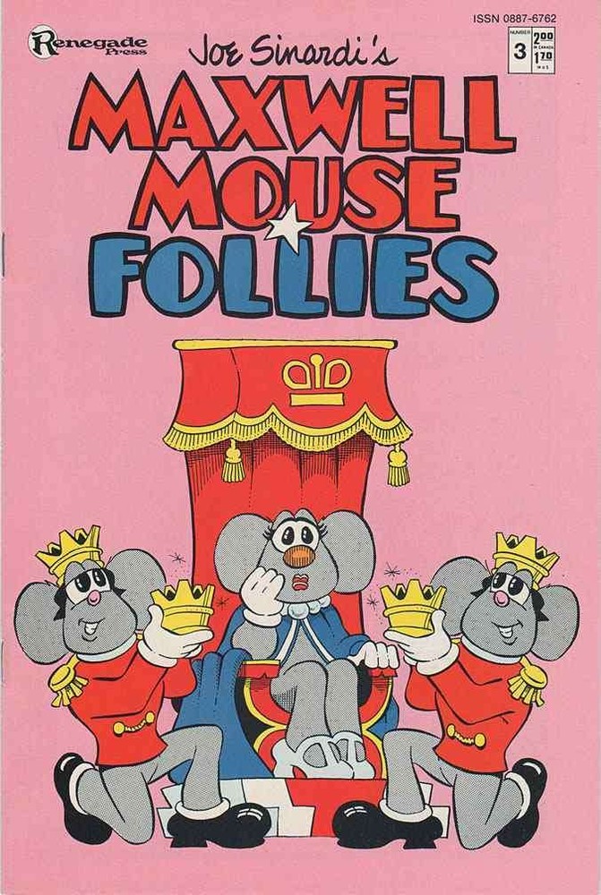 Maxwell Mouse Follies (2nd series) #3 VF/NM; Renegade | Joe Sinardi - we combine