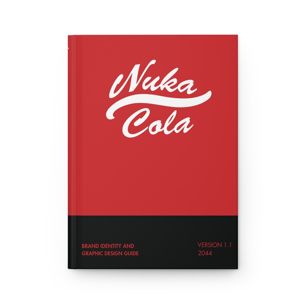 Nuka-Cola Brand Identity Guide Journal, Retro Fallout Graphic Design Manual, 150