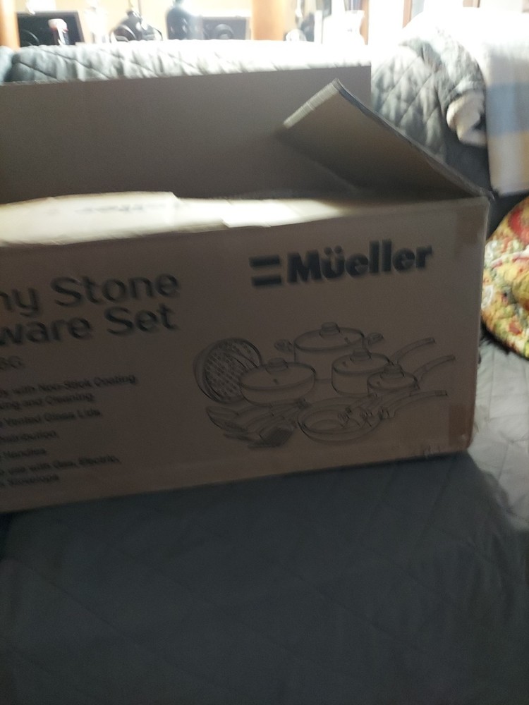 Mueller Stone 16-Piece Nonstick Cookware Set HS 16G