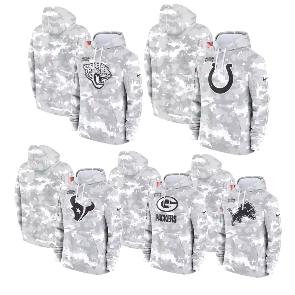 New Arctic Camo 2024 YOUTH'S Salute to Service Club Fleece Pullover Hoodie