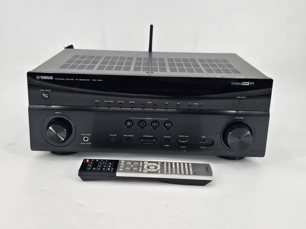 Yamaha 7.2 TSR-7810 4K Ultra HD AV Dolby Atmos Dual HDMI Reciever