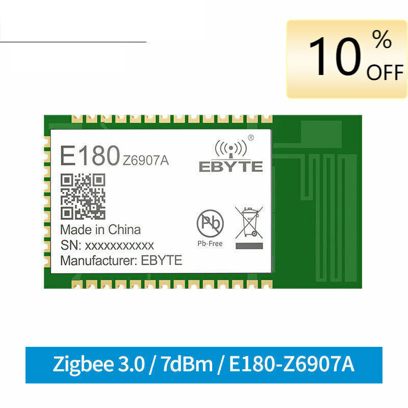 TLSR8269 IoT Wireless Soc Transceiver ZigBee 3.0 2.4GHz 7dBm 130m 32 Bit Module-image