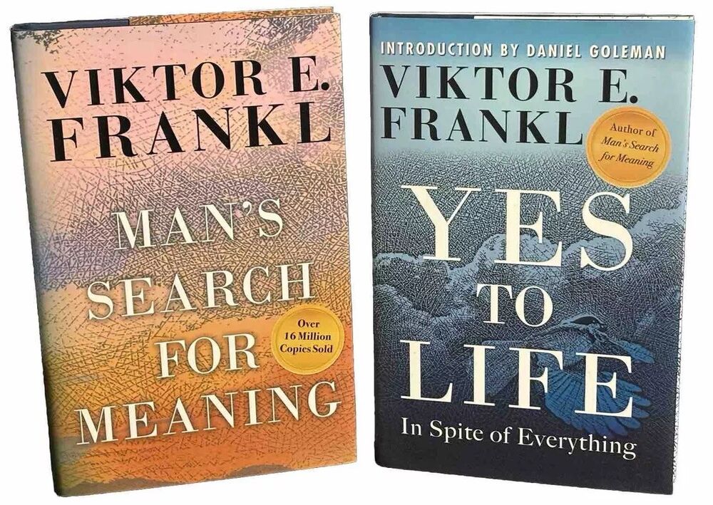 Viktor E Frankl Man's Search for Meaning Yes To Life Brand New Hardcover Books